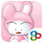 babu pink launcher theme android application logo